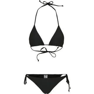 Urban Classics Recyclable Triangle Bikini - Black - L