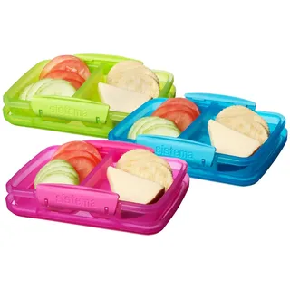 Sistema - Lunchbox Small Split farblich sortiert 2fach unterteilt