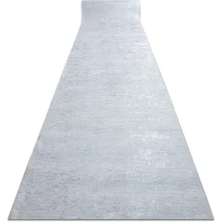 rugsx Läufer Antirutsch Lotus Smooth 52421 Waschbar grau 100x300 cm