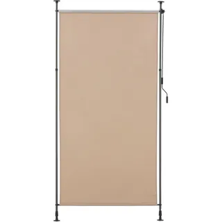 pro.tec Außenrollo Cimarra 120 x 270 cm Beige Polyester