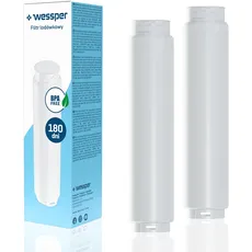 Wessper Wasserfilter für Kühlschrank, Wasserfilter Trinkwasser Kompatibel mit Bosch, Siemens, Haier Kühlschränke, Ersatz für UltraClarity Wasser Filter 644845-2 Stück