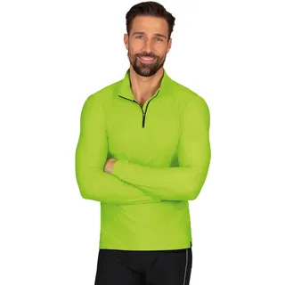 Trigema Sweatshirt »TRIGEMA Langärmeliges Sportshirt mit Reißverschluss«, gelb