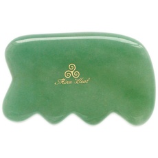 Mina Heal Gua Sha Massage-Werkzeug aus Jade Stein für Gesicht Lifting, Anti-Aging, Anti-Falten, GuaSha Behandlung