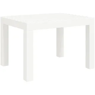 vidaXL Gartentisch 59 x 47 x 40 cm Weiß