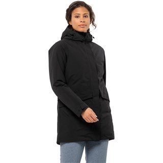 Jack Wolfskin TEMPELHOF Coat, Black, XS