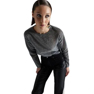 Trendyol Damen Gerade Lange Ärmel Regulär Die Bluse