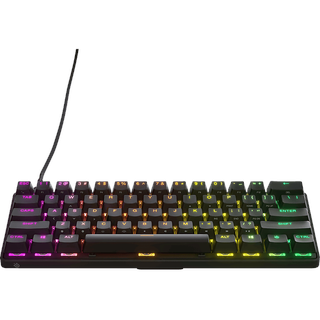 SteelSeries Apex Pro Mini, Gaming Tastatur, Mechanisch, Sonstiges, Kabelgebunden, Schwarz