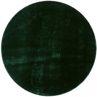 Paco Home Kurzflorteppich 80/80 cm Cadiz 630 , Grün , Textil , Rund , 80x80 cm , strapazierfähig, für Fußbodenheizung geeignet , Teppiche und Böden, Teppiche