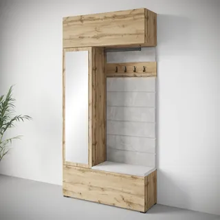 Home Affaire TEJO Garderoben-Set 115 x 37,5 x 231,9 braun