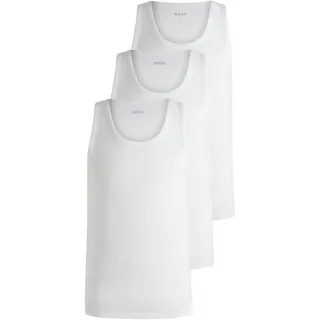 Boss Classic Ärmelloses Baselayer 3 Einheiten White M