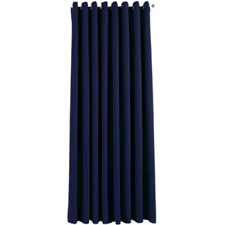 Gardinenbox Vorhang Blickdicht »Newyork« Blau HxB 245x295 cm 1er-Pack Thermo-Gardine Verdunkelungsvorhang Blackout Ösen schalldämmend ÖKOTEX UV-Schutz Raffhalter, 201920600