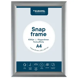 Europel Bilderrahmen Klapprahmen Silber A4 1 St.
