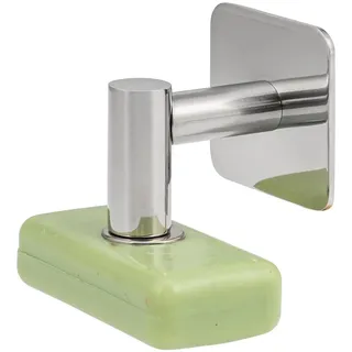 bremermann Seifenhalter, silber , Edelstahlfarben , Metall , 5.7x5.7x6 cm , Badaccessoires, Seifenschalen