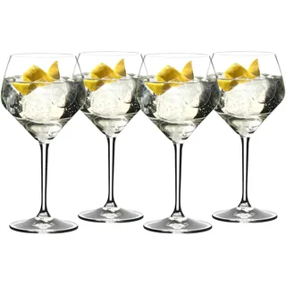 RIEDEL Gin Set, 4er Set, klares Kristallglas, maschinell gefertigt