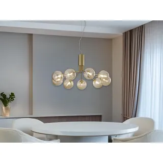 Pendelleuchte Honey Gold 9-flammig