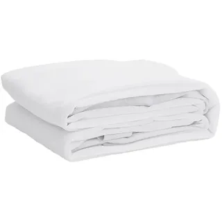 vidaXL Boxspringmatratze Matratzenschoner wasserdicht 200 x 200 cm weiß