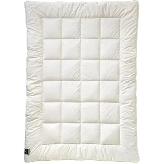 Billerbeck Ganzjahresdecke , Weiß , Textil , Füllung: Polyester , 140x220 cm , für Hausstauballergiker geeignet, strapazierfähig, weich und anschmiegsam , Heimtextilien, Kopfpolster & Bettdecken, Bettdecken, Ganzjahresdecken