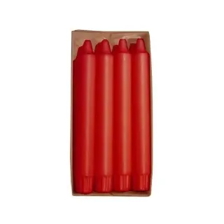 Papstar Kronkerzen 20 cm 8 St. rot
