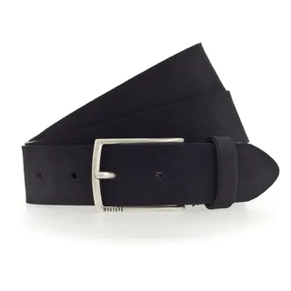 Mustang Herrengürtel Leder 3,5 cm blau 85