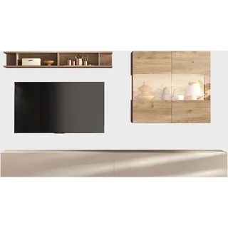 INOSIGN Wohnwand »Infinity, 4tlg. Breite 276 cm, moderne Mediawand« 4 Stk. tlg., beige