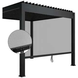 Juskys Seitenwand für Lamellendach Tahiti