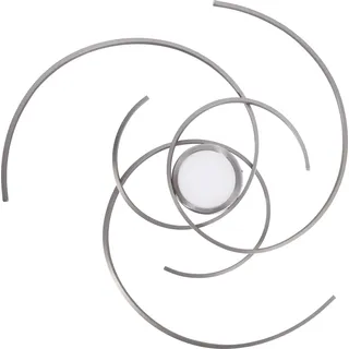 Näve Leuchten LED Deckenleuchte RADON mit LED Platine dimmbar LED Deckenleuchte RADON mit LED Platine dimmbar Deckenleuchten - LED Deckenleuchte "RADON" schwarz, Deckenlampe im Modern Style, aus Metall und Kunststoff in schwarz, 7 cm hoch, Ø 75 cm, inkl. LED – dimmbar - Schwarz