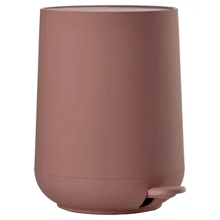 Zone Denmark Nova Mülleimer fürs Bad, Kosmetikeimer, Abfalleimer fürs Badezimmer, Durchm. 23 cm, Höhe 29 cm, Fassungsvermögen 5 Liter, Peach Red (Rot)