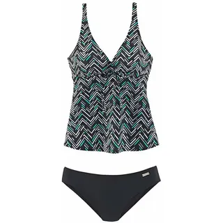 LASCANA Bügel-Tankini Damen Schwarz 38 Cup E