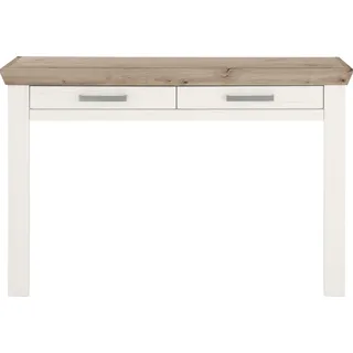 Set One by Musterring Schminktisch 1 Stk. tlg. mit zwei Schubkästen, Landhausstil, Metallgriff, B 123 x H 80 x T 40cm