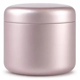 JCASE Aluminium Aufbewahrungsdose Groß Ø55 x 46 mm – luftdicht & wasserdicht mit Dichtungsring – UV-geschützte Metalldose für Tee, Kräuter, Gewürze & Tabletten