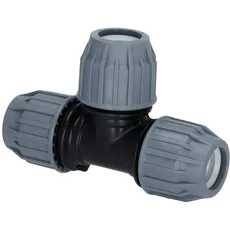 H2O-Flex® PP-Fitting, Klemmverbinder - 32er T-Stück für PE-Rohr, 32 mm, DVGW