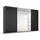 Schwebetürenschrank OTELI 315 x 229 x 68 cm Grau