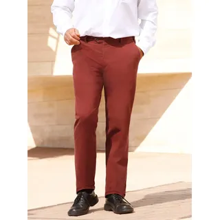 Webhose BRÜHL, Herren, Gr. 62, Normalgrößen, rot (rotbraun), 98% Baumwolle, 2% Elasthan, unifarben, Hosen Webhose