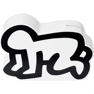 Spardose Keith Haring Weiß Spielzeug aus Holz für Kinder Lernspiel