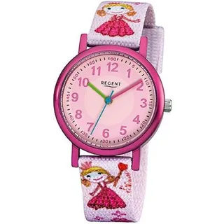Regent F 949 Kinderuhr für Mädchen - Rosa