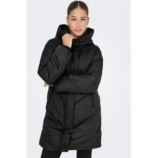 ONLY Steppmantel "ONLMOLLY PUFFER COAT CS OTW", schwarz