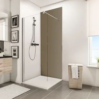 Schulte »ExpressPlus DecoDesign«, Aluminium Taupe 210x90cm