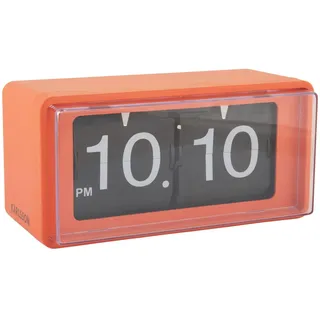 Karlsson Wall/Table Clock Retro Boxed Flip Bright orange