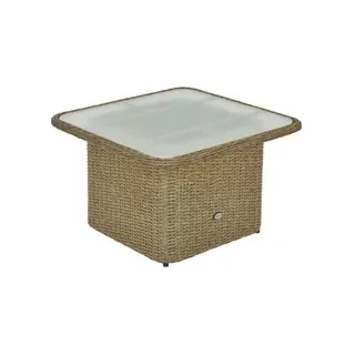 Merxx Duplex Gartentisch 72 x 72 x 45 cm natur