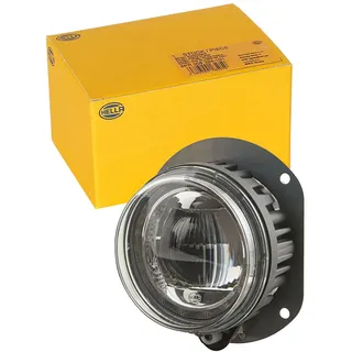 Hella 1F0 011 988-081 LED/DE-Fernscheinwerfer - 90mm Performance L4060-12/24V + 8JA 201 Steckgehäuse - 4-polig - Menge: 10