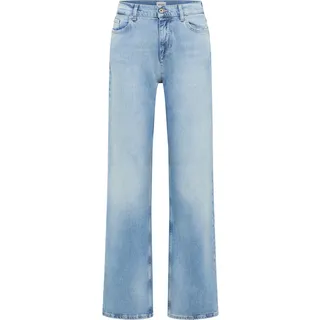 MUSTANG Weite Jeans »Madison Wide«, blau