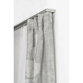 GARESA Gardinenschiene 101 2-läufig Ø 0 mm 370 cm Grau