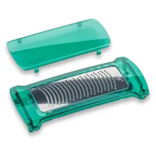 Genius Computer Technology Nicer Dicer Fusion Reib-Einsatz fein, Flache Reibe, Türkis, Metall, Kunststoff, Nicer Dicer Fusion, 31 mm, 184 mm - Türkis