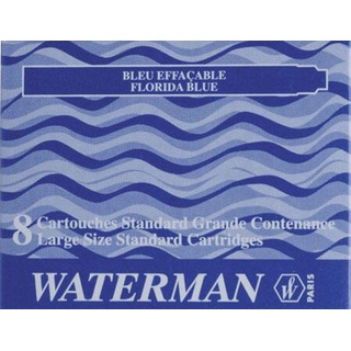 Waterman S0713021 Tintenpatronen für Füller blau 8 St.