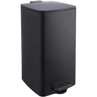 Relaxdays Treteimer 30 l Schwarz