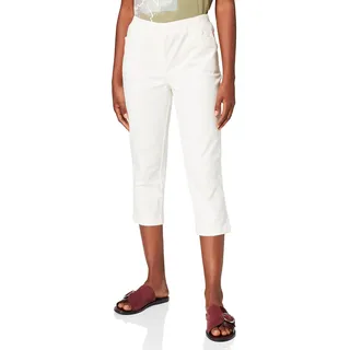 Damart Damen Gerade Hose Pantacourt enfilable, Weiß (BLANC), W44 (Herstellergröße: 54)
