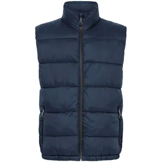 Steppweste BLEND "Steppweste BHeiden", Herren, Gr. L, blau (salute), Obermaterial: 100% Nylon NY., Westen Steppweste