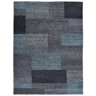 Theko Wollteppich Dalas 250x350 cm , Textil , Patchwork , Rechteckig , 250x350 cm , GoodWeave , für Fußbodenheizung geeignet , Teppiche und Böden, Teppiche, Schafwollteppiche