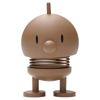 Hoptimist Soft Bumble Wackelfigur & Glücksbringer, Skandinavische Deko Figuren für Wohnzimmer, Schreibtisch, Büro, Bürodeko & Lustige Kleine Geschenke, 4,5 x 5,8 x 7,6 cm, Small, Choko