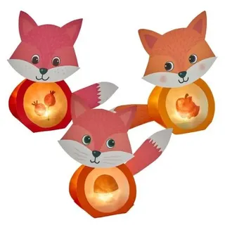 Bastelset - Erstes Kleben Minilichter Fuchs